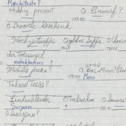 Western questionnaire, answ...