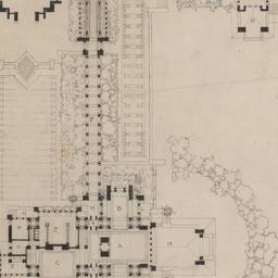 Grounds, first floor plan