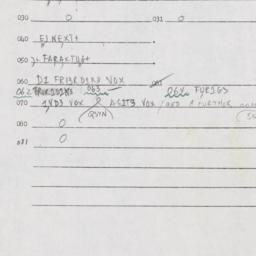 Eastern questionnaire, answ...