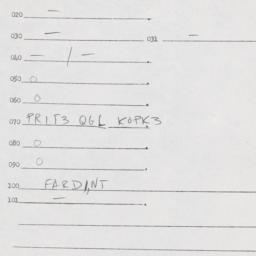 Eastern questionnaire, answ...