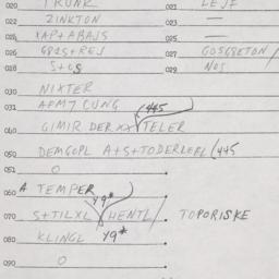 Eastern questionnaire, answ...