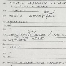 Eastern questionnaire, answ...