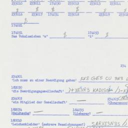 Western questionnaire, answ...