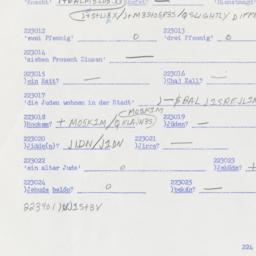 Western questionnaire, answ...