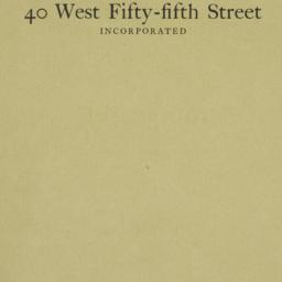 40 West Fifty-fifth Street,...