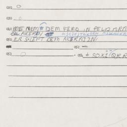 Eastern questionnaire, answ...