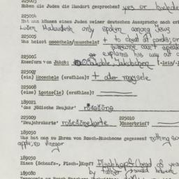 Western questionnaire, answ...