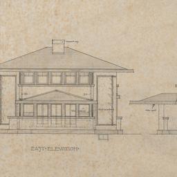 Working drawing #5: East, s...
