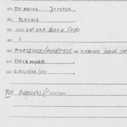 Eastern questionnaire, answ...