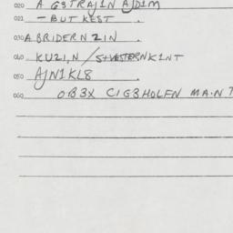 Eastern questionnaire, answ...