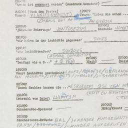Western questionnaire, answ...