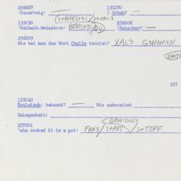 Western questionnaire, answ...