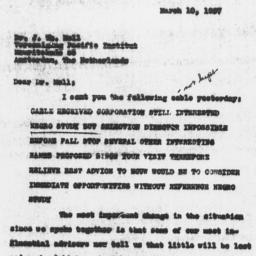 Letter from Frederick P. Ke...