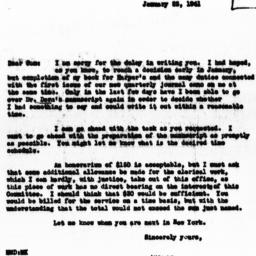 Letter from Michael M. Davi...