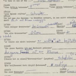 Western questionnaire, answ...