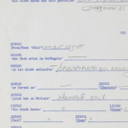 Western questionnaire, answ...