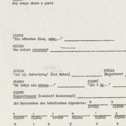 Western questionnaire, answ...