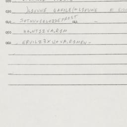 Eastern questionnaire, answ...