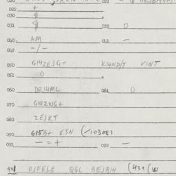 Eastern questionnaire, answ...