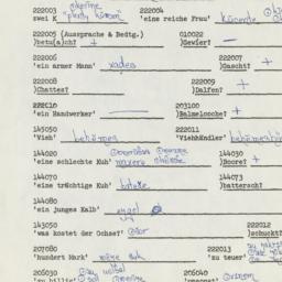 Western questionnaire, answ...