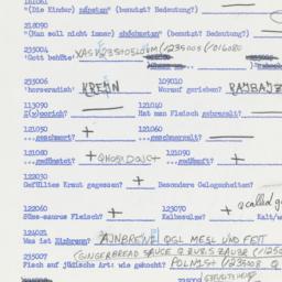 Western questionnaire, answ...