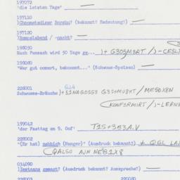 Western questionnaire, answ...