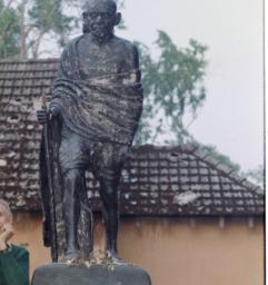 Statue of Mahatma Gandhi in...