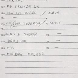 Eastern questionnaire, answ...