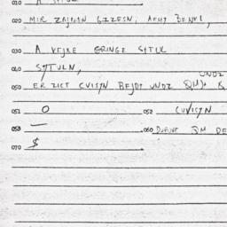 Eastern questionnaire, answ...