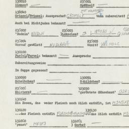 Western questionnaire, answ...