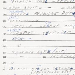 Eastern questionnaire, answ...
