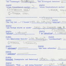 Western questionnaire, answ...