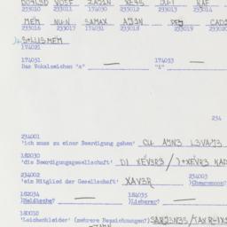 Western questionnaire, answ...