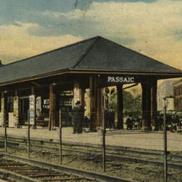 Erie R. R. Station, Passaic...