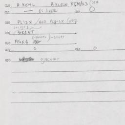 Eastern questionnaire, answ...