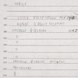 Eastern questionnaire, answ...
