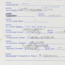 Western questionnaire, answ...