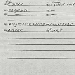 Eastern questionnaire, answ...