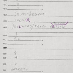 Eastern questionnaire, answ...