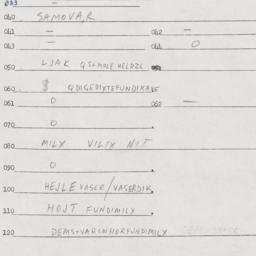 Eastern questionnaire, answ...
