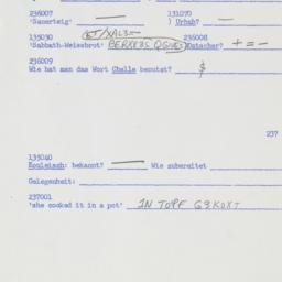 Western questionnaire, answ...