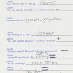 Western questionnaire, answ...