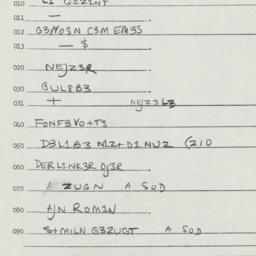 Eastern questionnaire, answ...