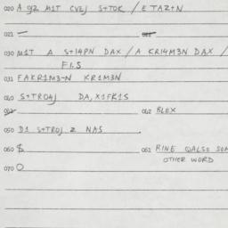 Eastern questionnaire, answ...