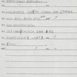 Eastern questionnaire, answ...