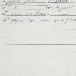 Eastern questionnaire, answ...