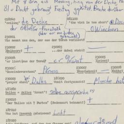 Western questionnaire, answ...