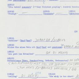 Western questionnaire, answ...