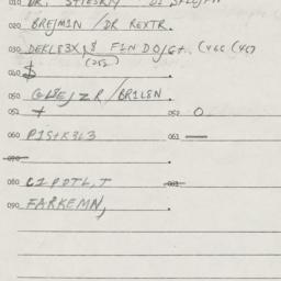 Eastern questionnaire, answ...