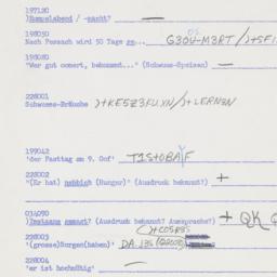 Western questionnaire, answ...